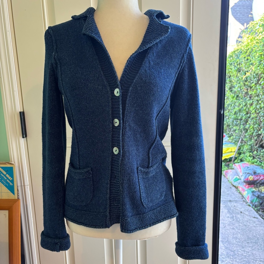 Boden Navy Blue Cardigan Sweater